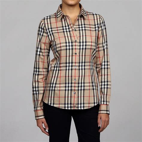 burberry blouses replica|burberry plaid shirt women's.